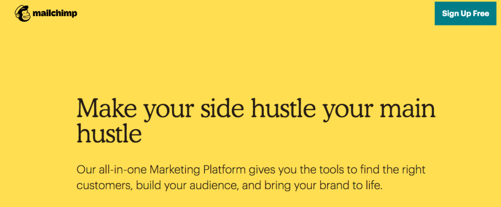 Email Marketing: 6 outils pour toucher efficacement sa cible Mailchimp 1024x423 - Email Marketing: 6 outils pour toucher efficacement sa cible
