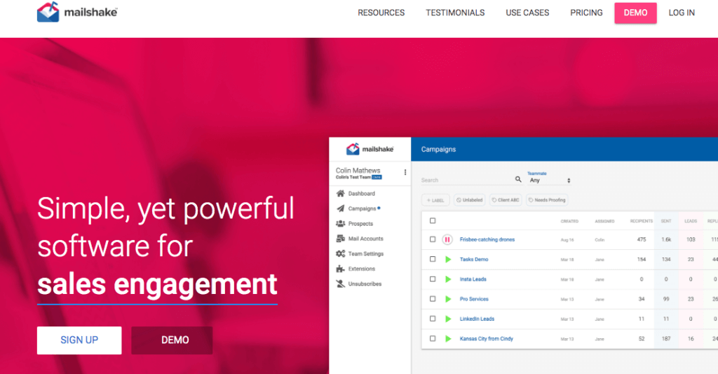 Email Marketing: 6 outils pour toucher efficacement sa cible Mailshake 1024x533 - Email Marketing: 6 outils pour toucher efficacement sa cible