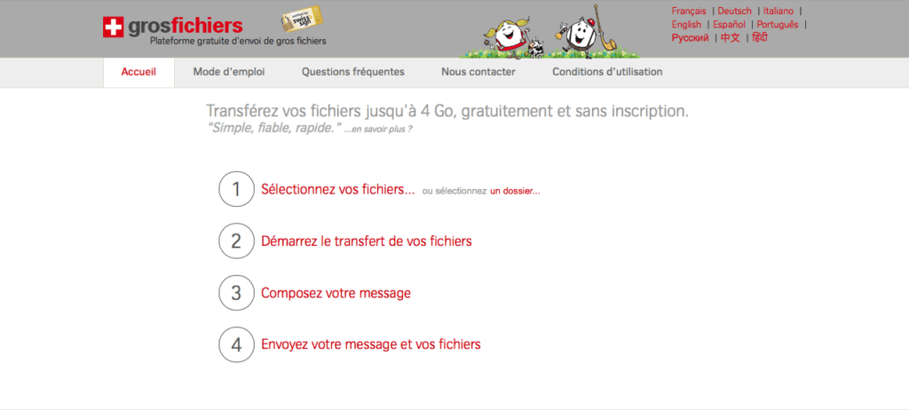 Envoie de fichiers lourds en ligne: les 5 meilleurs outils. Envoie de fichiers volumineux Gros fichiers 1024x462 - Envoie de fichiers lourds en ligne: les 5 meilleurs outils.